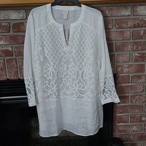 NWT Beautiful tunic length top